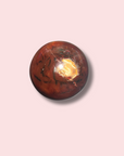 Gorgeous Carnelian Sphere With Druzy Cave