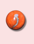Moody Carnelian x Orca Agate Sphere
