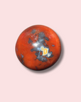 Moody Carnelian x Orca Agate Sphere