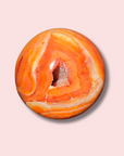 Stunning Carnelian Sphere With Nice Cave
