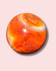 Stunning Carnelian Sphere With Nice Cave