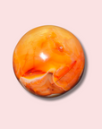 Stunning Carnelian Sphere With Nice Cave