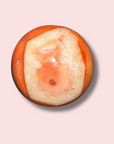 Pretty Carnelian Sphere With Baby Pink Patch