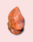 Fiery Red Carnelian Flame