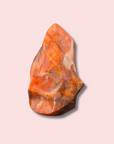 Fiery Red Carnelian Flame