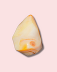 Pretty Pastel Banded Carnelian Flame