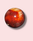 Cool Mossy Carnelian Sphere