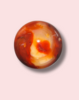 Cool Mossy Carnelian Sphere