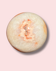 Quartzy Carnelian Sphere With Pink Center