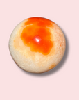 Quartzy Carnelian Sphere With Pink Center