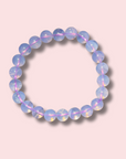 Dreamy Lavender Moon Quartz Bracelet (9 mm) - Made in Mother Nature