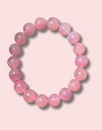 Stunning Lavender Star Rose Quartz Bracelet (11 mm) - Made in Mother Nature
