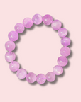 Rare Gem Grade Lavender Kunzite Bracelet (11 mm) - Made in Mother Nature