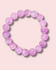 Rare Gem Grade Lavender Kunzite Bracelet (11 mm) - Made in Mother Nature