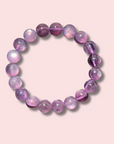 Gorgeous Deep Purple Gem Lepidolite Bracelet (10 mm) - Made in Mother Nature