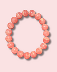 Rare Gem Grade Rhodochrosite Bracelet (11 mm) - Made in Mother Nature