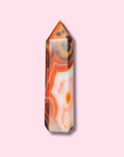 Cool Carnelian Agate Tower With Blue Quartz - Made in Mother Nature