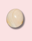Cute Pastel Sea Jasper Palm Stone - Made in Mother Nature