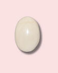 Creamy Sea Jasper Palm Stone - Made in Mother Nature