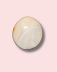 Cute Pastel Sea Jasper Palm Stone - Made in Mother Nature