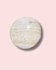 Pastel Banded Sea Jasper Palm Stone - Made in Mother Nature