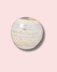 Pastel Banded Sea Jasper Palm Stone - Made in Mother Nature