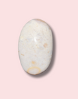 Pastel Blue Sea Jasper Palm Stone - Made in Mother Nature