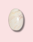 Soothing Pastel Sea Jasper Palm Stone - Made in Mother Nature