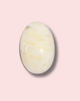 Soothing Pastel Sea Jasper Palm Stone - Made in Mother Nature