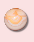 Gorgeous Peach Banded Carnelian Sphere - Made in Mother Nature