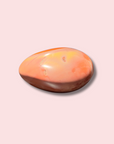 Beautiful Pink Polychrome Jasper Palm Stone - Made in Mother Nature