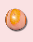 Pastel Pink Polychrome Jasper Palm Stone