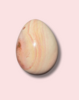 Pastel Pink Polychrome Jasper Egg - Made in Mother Nature