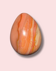Pretty Pink Polychrome Jasper Egg - Made in Mother Nature