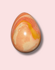 Pretty Pink Polychrome Jasper Egg - Made in Mother Nature
