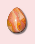 Pretty Pink Polychrome Jasper Egg - Made in Mother Nature