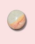 Cute Pastel Polychrome Jasper Palm Stone - Made in Mother Nature