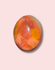 Red & Yellow Polychrome Jasper Palm Stone - Made in Mother Nature