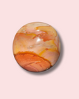 Beautiful Pinkish Polychrome Jasper Palm Stone - Made in Mother Nature