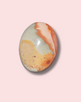 Red & Blue Polychrome Jasper Palm Stone - Made in Mother Nature