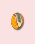 Orange Polychrome Jasper Pebble - Made in Mother Nature