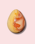 "Strawberry Banana" Polychrome Jasper Egg - Made in Mother Nature