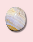 Gorgeous Orby Blue Sea Jasper Palm Stone