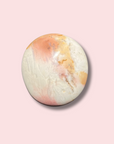 Pastel Pink Sea Jasper Palm Stone
