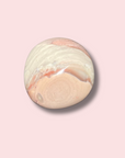 Cute Pink Sea Jasper Palm Stone
