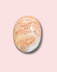 Stunning Pink Orbicular Sea Jasper Palm Stone
