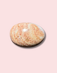 Stunning Pink Orbicular Sea Jasper Palm Stone