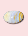 Gorgeous Orby Blue Sea Jasper Palm Stone