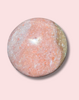 Large Pink & Purple Sea Jasper Palm Stone