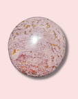Large Pinkish Purple Sea Jasper Palm Stone